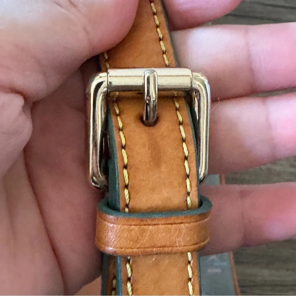 Y2K 2000s Dooney & Bourke Leather flap rainbow monogram mini shoulder bag - Picture 11 of 11